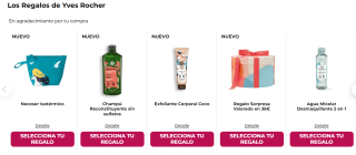 Nuevos regalos de Yves Rocher