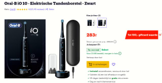 Oral B iO 10 tandenborstel zwart voor €283bij Bol.com