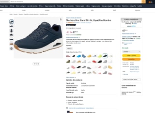 Zapatillas Skechers Uno Stand On Air Hombre por solo 47,95€