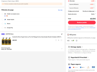 Pack 3 x 5l Aceite De Oliva Virgen Extra La Flor de Malaga por solo 62,03€