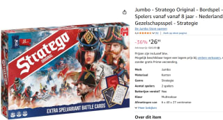 Jumbo Stratego original voor €26,99 bij Amazon