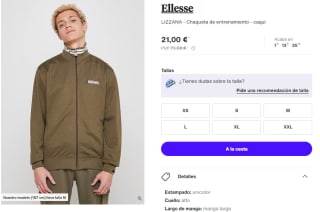 Chaqueta para Hombre Ellesse LIZZANA por 21€
