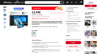 Kinbrick-Super consola para videojuegos por 13,94€