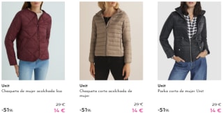 Parkas y chaquetas para ellas por 14€