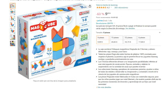 Magicube Green Animals 9 Piezas de marca Geomag por 9,99€