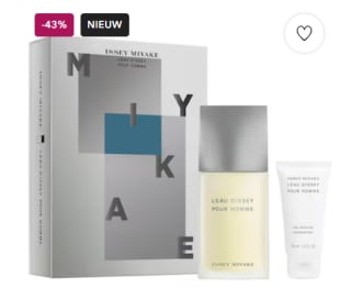 Issey Miyake L'Eau d'Issey pour Homme Geschenkset voor €42,16 bij Douglas
