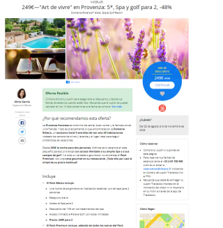 Desde 249€ la noche para dos personas, en Provenza: 5*, Spa y golf