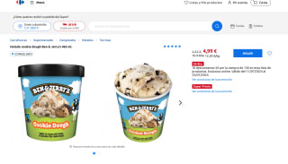 4 Unidades Helado Ben & Jerry’s 465 ml por 14,96€