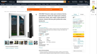 Protector solar ZOCONE para ventana interior por 8,36€