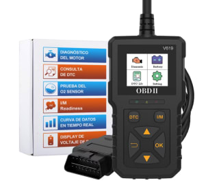 OBD2 Diagnosis Multimarca con Pantalla, Escáner Lector de Códigos de Fallos (DTC) Diagnóstico con Prueba EVAP/Apague MIL/Curva de Datos/O2 por solo 23,99€