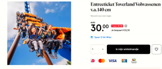 Entreeticket Toverland voor €30 bij de Etos