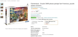 Clementoni - Puzzle 3000 piezas paisaje San Francisco por 14.94€