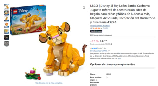 LEGO Disney El Rey León: Simba Cachorro por 14,65€