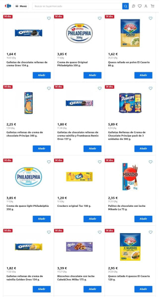 -5€ de Descuento directo por compra de 15€ en Carrefour.