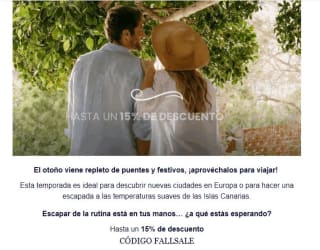 Hasta 15% de descuentoo en H10 Hoteles