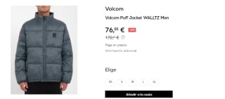 Chaqueta de Hombre Volcom Walltz por 76€