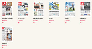 Koningsdag deal: 4 weken krant naar keuze voor € 4,-