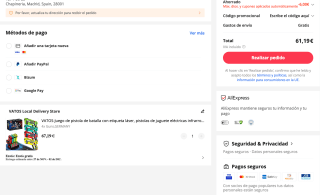 Juego de pistolas Eléctricas láser infrarroja de batalla por 61,19€