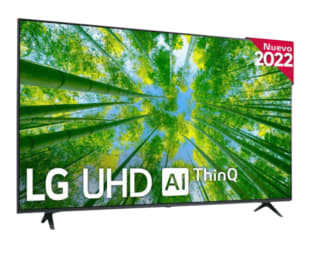 TV LED 55" - LG 55UQ80006LB, UHD 4K, Procesador Inteligente α5 Gen5 AI Processor 4K, Smart TV, DVB-T2 (H.265), Negro por 449€