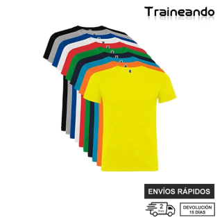 Pack 10 Camisetas manga corta 100% algodón para hombre por 14.3€
