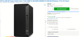 HP Pro Tower 400 G9 (6U494EA) voor €635,07 bij Max ICT
