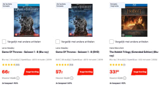 20% tot 50% korting op DVD en Blu-Ray boxsets bij Bol