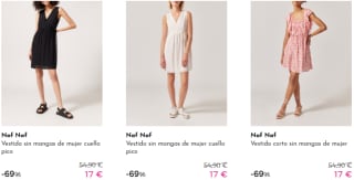 NAF NAF - Vestidos por 17€