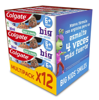 Colgate Pasta de Dientes Infantil Pack 12 uds x 50 ml por solo 9,10€