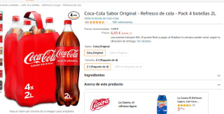 Pack x4 Coca-Cola Sabor Original 2L por 6.93€