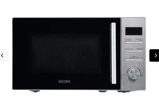 Microondas con grill KOENIC KMWG 2024 IN, 1270 W, 5 Potencias, 8 Programas Automáticos, 20l por 57,84€