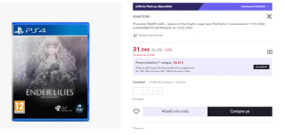 Juego PS4 Ender Lilies: Quietus of the Knights por 31.54€ (Cuenta Nueva 19.54€)