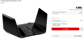 NETGEAR Nighthawk RAXE500 draadloze Gigabit Ethernet Tri-band voor €369 bij de Mediamarkt