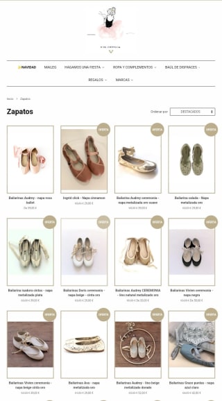 Hasta -50% bailarinas Belle Chiara en Miss Coppelia.