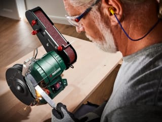 PARKSIDE® Staande bandschuurmachine 240 W voor €29,99 in de Lidl webshop