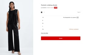 Pantalón wideleg plisado para Mujer por 9.99€