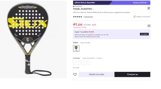 Pala de Padel Siux Infernal por 41.25€ (Cuenta Nueva 31.25€)