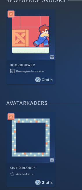 Gratis Avatar, Avatar frame en sticker tijdens het Steam Box-Pushing Fest