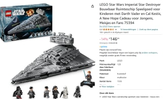 Star Wars Imperial Star Destroyer Bouwbaar Ruimteschip voor €146,94 bij Amazon