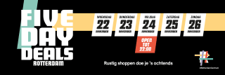 Gratis OV in Rotterdam met de P+R terinen tijdens Black Friday en Sinterklaas