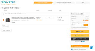 Generador solar portátil LiFePO4 con batería externa 320Wh por 102,29€