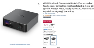 WiiM Ultra Music Streamer & Digitale Voorversterker voor €319,20 met Amazon prime
