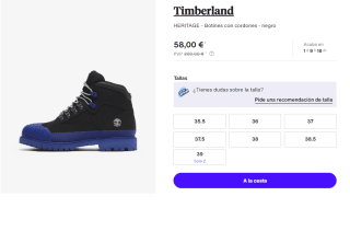 Botines para Mujer Timberland HERITAGE por 58€