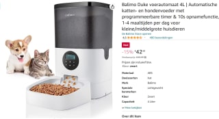 Balimo Duke automatische voerautomaat 4L voor €42,49 bij Amazon NL
