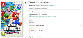Super Mario Bros Wonder voor €44,99 bij Amazon.fr (Preorder)