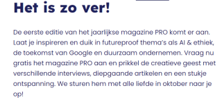 Gratis proefnummer PRO t.w.v. € 9,99 via Competencefactory