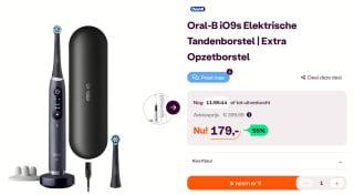 Oral-B iO9s elektrische tandenborstel voor €184,95 bij Ibood