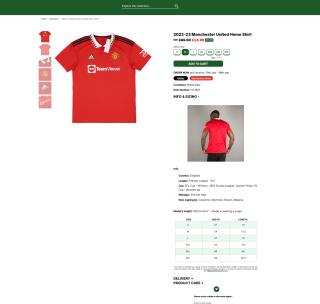 Camiseta Adidas de local Manchester United 2022-23 por solo 26,99€