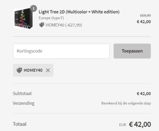 Twinkly kortingscode voor 40% korting op je bestelling