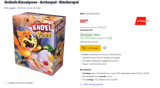 Goliath Knoeipoes - Actiespel - Kinderspel voor €16,99 bij Bol.com