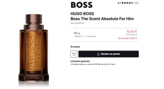 Boss The Scent Absolute For Him à 52,40€